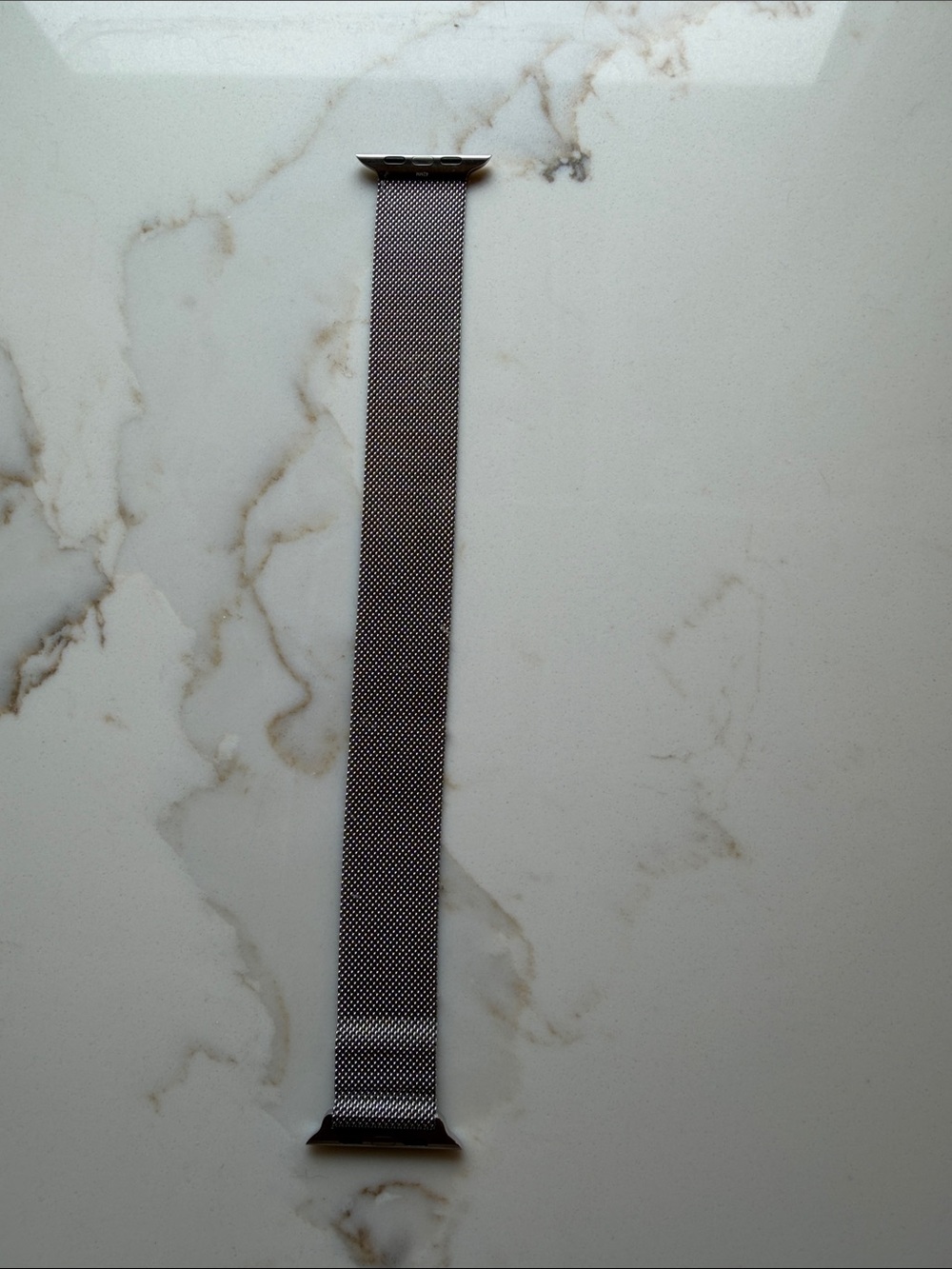 Apple Milanese Loop Watch Band - Black Stainless